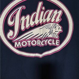 Indian Motorcycle Navy Blue Short Sleeve Tee